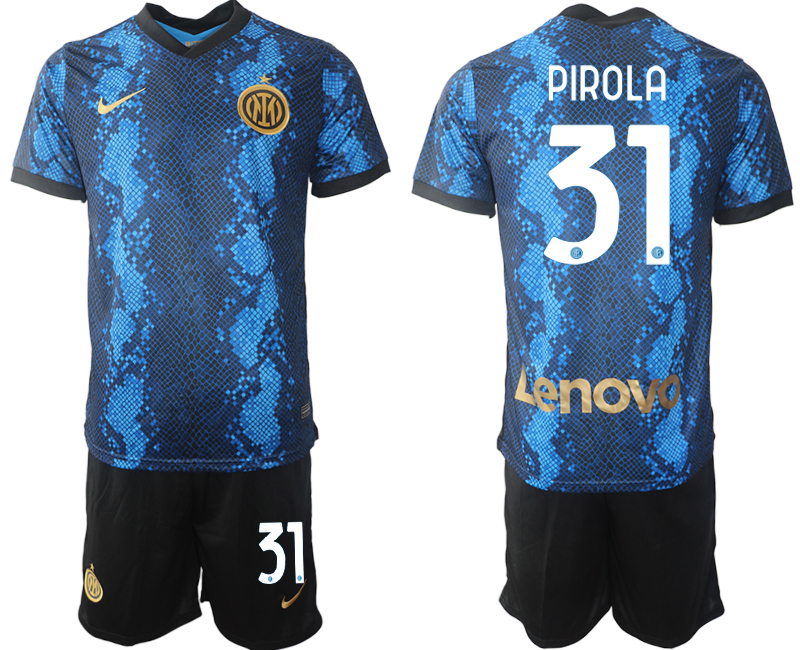 Men 2021-2022 Club Inter Milan home blue #31 Nike Soccer Jersey->juventus jersey->Soccer Club Jersey